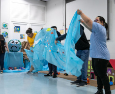 Curitiba, 14 de outubro de 2025 - Atividades da Semana de Redução de Riscos e Desastres do Brigadas Escolares na Escola Lucy Requião.