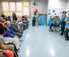 Curitiba, 14 de outubro de 2025 - Atividades da Semana de Redução de Riscos e Desastres do Brigadas Escolares na Escola Lucy Requião.
