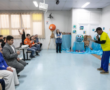 Curitiba, 14 de outubro de 2025 - Atividades da Semana de Redução de Riscos e Desastres do Brigadas Escolares na Escola Lucy Requião.