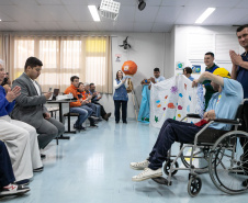 Curitiba, 14 de outubro de 2025 - Atividades da Semana de Redução de Riscos e Desastres do Brigadas Escolares na Escola Lucy Requião.