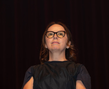 Curitiba, 13 de outubro de 2025 - Entrega da reforma do telhado do Teatro Guaíra / parceria da AUDI - Apresentação de Ballet para 600 crianças de escolas públicas.