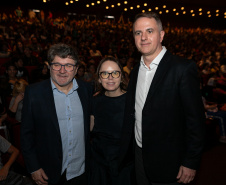 Curitiba, 13 de outubro de 2025 - Entrega da reforma do telhado do Teatro Guaíra / parceria da AUDI - Apresentação de Ballet para 600 crianças de escolas públicas.