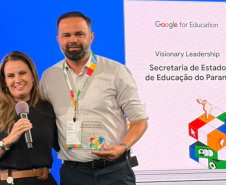 Educação do Paraná é premiada em evento da Google voltado à tecnologia para o aprendizado