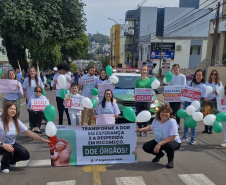 Saúde encerra Setembro Verde com ações de conscientização sobre doação de órgãos em várias regiões do Paraná