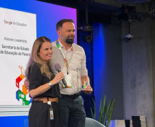 Educação do Paraná é premiada em evento da Google voltado à tecnologia para o aprendizado