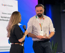 Educação do Paraná é premiada em evento da Google voltado à tecnologia para o aprendizado