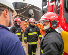 Simulado no Porto de Paranaguá reforça preparo contra emergências