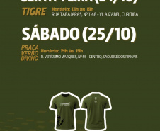 Contagem regressiva para a 1ª Corrida Tigre da PCPR: confira percurso e retirada de kits