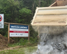 Governo do Estado avançou na proposta de reestruturação do Monumento Natural Gruta da Lancinha, em Rio Branco do Sul, na Região Metropolitana de Curitiba.