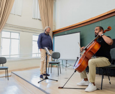 Solistas da Orquestra da Ópera de Paris ministram masterclasses de música na Embap