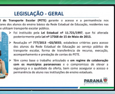O papel da escola no transporte escolar
