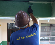 Programa Mãos Amigas garante eficiência na manutenção de escolas e trabalho a pessoas privadas de liberdade