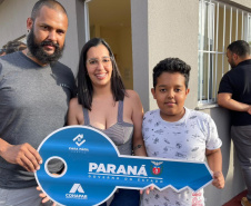Com recursos do Estado, Cohapar entrega novo residencial no município de Quinta do Sol