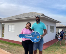 Com recursos do Estado, Cohapar entrega novo residencial no município de Quinta do Sol