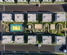 Londrina, 25 de outubro de 2024 - O governador em exercício Darci Piana inaugura residencial com 512 apartamentos dentro do programa Casa Fácil Paraná.