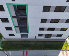 Londrina, 25 de outubro de 2024 - O governador em exercício Darci Piana inaugura residencial com 512 apartamentos dentro do programa Casa Fácil Paraná.
