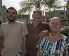 Londrina, 25 de outubro de 2024 - O governador em exercício Darci Piana inaugura residencial com 512 apartamentos dentro do programa Casa Fácil Paraná.