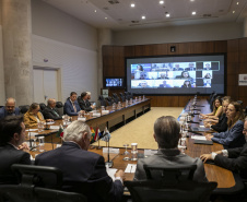 Curitiba, 23 de outubro de 2025 - Sessão plenária da Zicosul (por videoconferência).