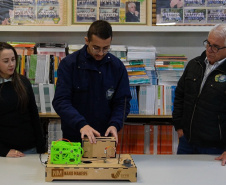  Estudante de colégio cívico-militar cria dispositivo que transforma garrafas PET em filamentos para impressoras 3D
