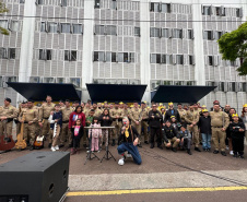  Música, alegria e esperança: Banda da PMPR celebra show para crianças do Hospital Pequeno Príncipe