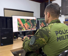 Batalhão Ambiental da PMPR inova e usa satélite e drones para fiscalizar crimes ambientais no Paraná