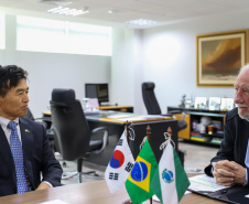 REUNIÃO COM O SENHOR JIN-WEON CHAE, CÔNSUL-GERAL DA REPÚBLICA DA COREIA EM SÃO PAULO