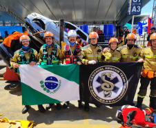 Bombeiros paranaenses vencem o 7º Desafio Nacional de Salvamento Veicular