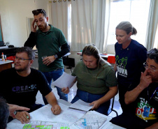 Engenheiros já mapearam 80% das casas danificadas por tornado em Rio Bonito do Iguaçu