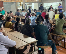 Matelândia: Sanepar e Linha Rio Sabiá definem ações sobre abastecimento de água na comunidade