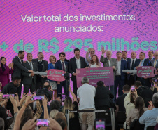 II Encontro Estadual de Gestores de Políticas do Cuidado, no Palácio Iguaçu.