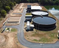 SANEPAR - Santo Antônio da Platina: Sanepar deve concluir, neste mês, obra de ampliação da ETE Boi Pintado