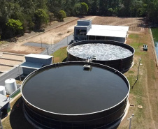 SANEPAR - Santo Antônio da Platina: Sanepar deve concluir, neste mês, obra de ampliação da ETE Boi Pintado