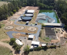 SANEPAR - Santo Antônio da Platina: Sanepar deve concluir, neste mês, obra de ampliação da ETE Boi Pintado