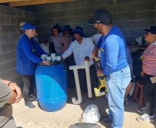Sanepar realiza oficinas socioambientais na terceira maior horta comunitária do Brasil