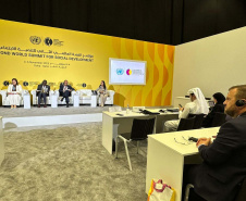 Governo apresenta avanços do desenvolvimento social do Paraná em Cúpula da ONU em Doha, no Catar