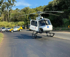 Referência nacional: serviço aeromédico do Paraná realiza média de 10 atendimentos por dia