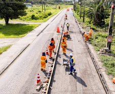 Portos do Paraná inicia pavimentação em concreto da Avenida Conde Matarazzo, em Antonina