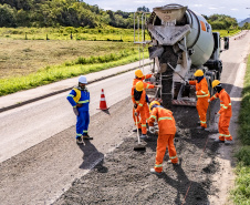 Portos do Paraná inicia pavimentação em concreto da Avenida Conde Matarazzo, em Antonina