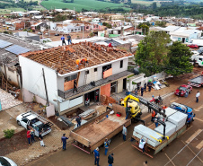 70% dos imóveis de Rio Bonito do Iguaçu já estão cobertos