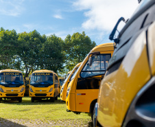 Governo do Estado destina 14 ônibus de colégios agrícolas para transporte escolar em Rio Bonito do Iguaçu