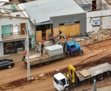 Estado reforça pedido por materiais de construção para avançar os trabalhos em Rio Bonito do Iguaçu