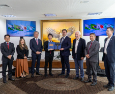 Governador Ratinho Junior recebe honraria de província japonesa