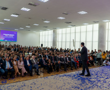 II Encontro Estadual de Gestores de Políticas do Cuidado, no Palácio Iguaçu.