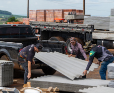 Estado reforça pedido por materiais de construção para avançar os trabalhos em Rio Bonito do Iguaçu