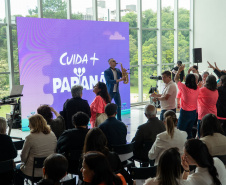 II Encontro Estadual de Gestores de Políticas do Cuidado, no Palácio Iguaçu. 