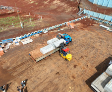 Estado reforça pedido por materiais de construção para avançar os trabalhos em Rio Bonito do Iguaçu