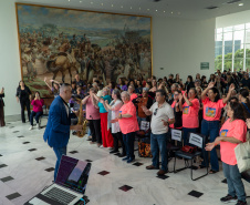 II Encontro Estadual de Gestores de Políticas do Cuidado, no Palácio Iguaçu. 