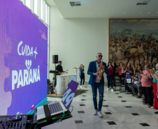 II Encontro Estadual de Gestores de Políticas do Cuidado, no Palácio Iguaçu. 