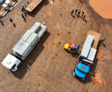 Estado reforça pedido por materiais de construção para avançar os trabalhos em Rio Bonito do Iguaçu