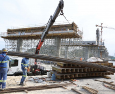  Ritmo acelerado: Ponte de Guaratuba chega a 80% de execução